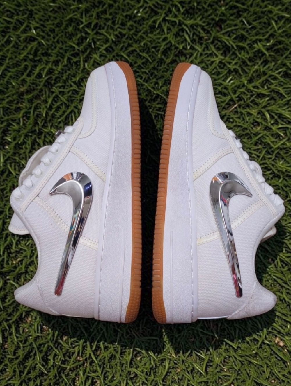 Travis Scott Nike Air Force 1 Low Sz 8.5 New - Picture 2 of 7